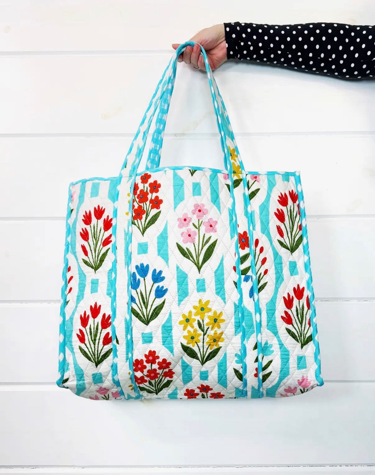 Quilted Flower Tote