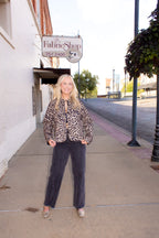 Leopard Bow Jacket