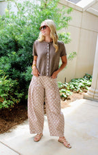 Mocha Dot Dream Pants