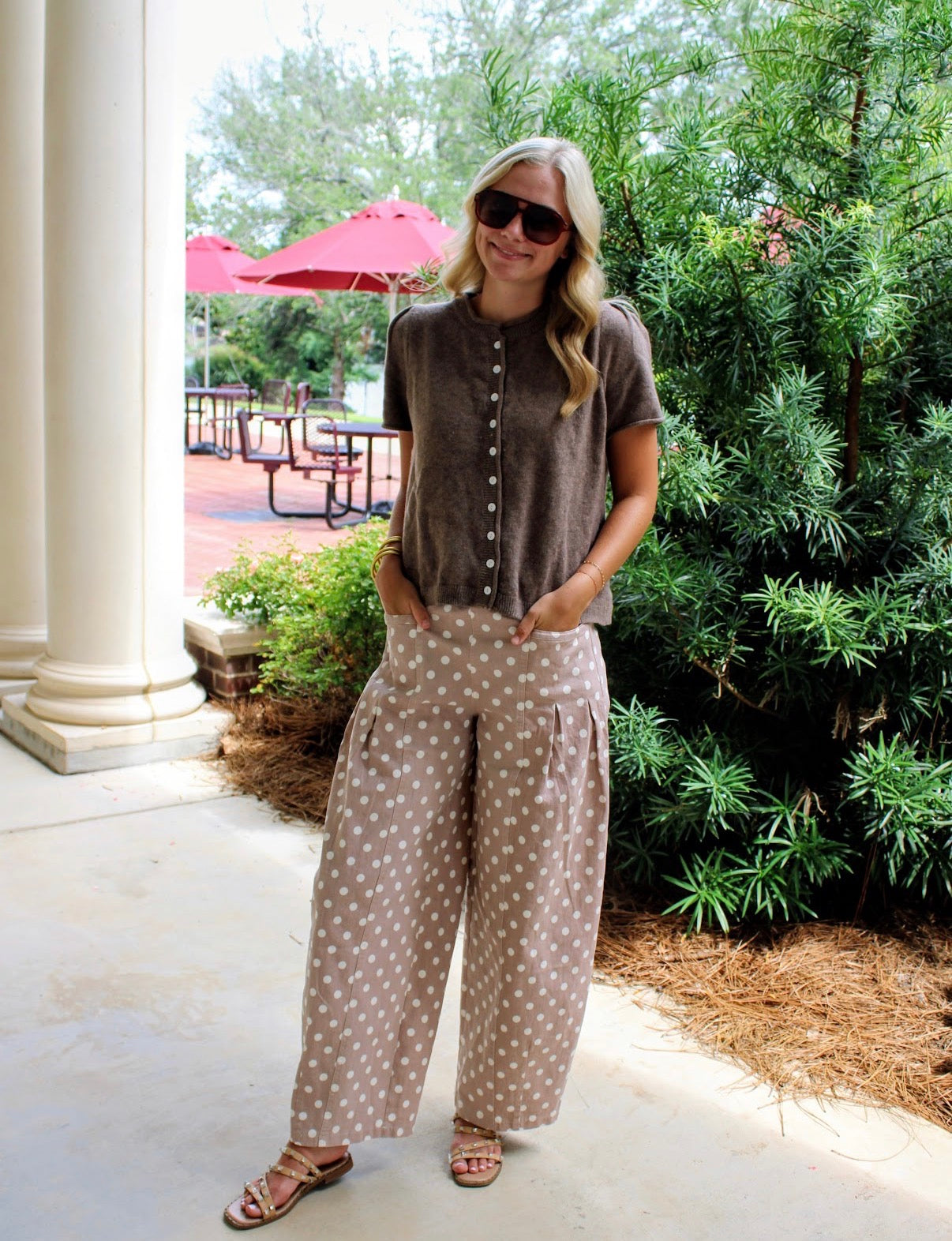 Mocha Dot Dream Pants