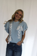 bluey bow sweater