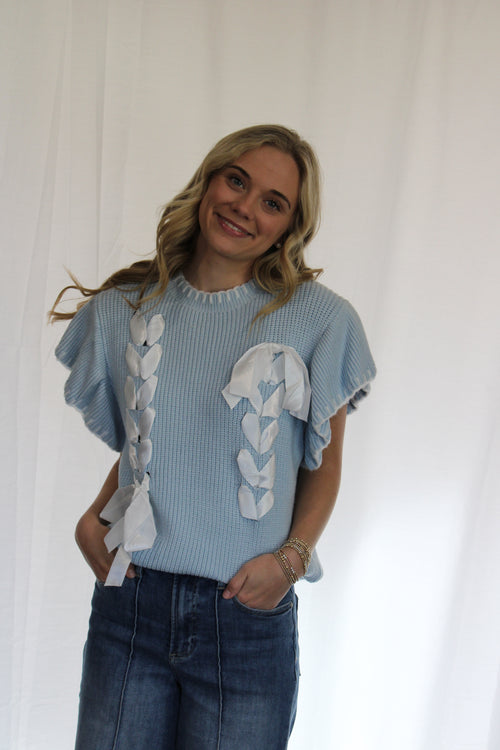 bluey bow sweater