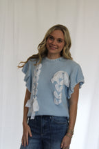 bluey bow sweater