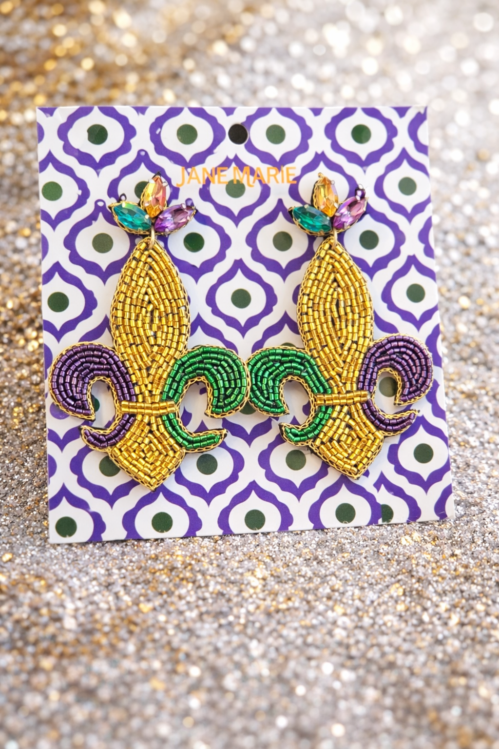 Fleur-de-lis earrings